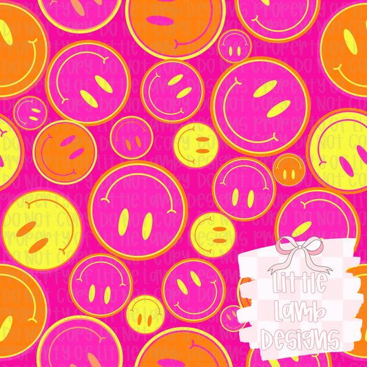 Neon Smileys